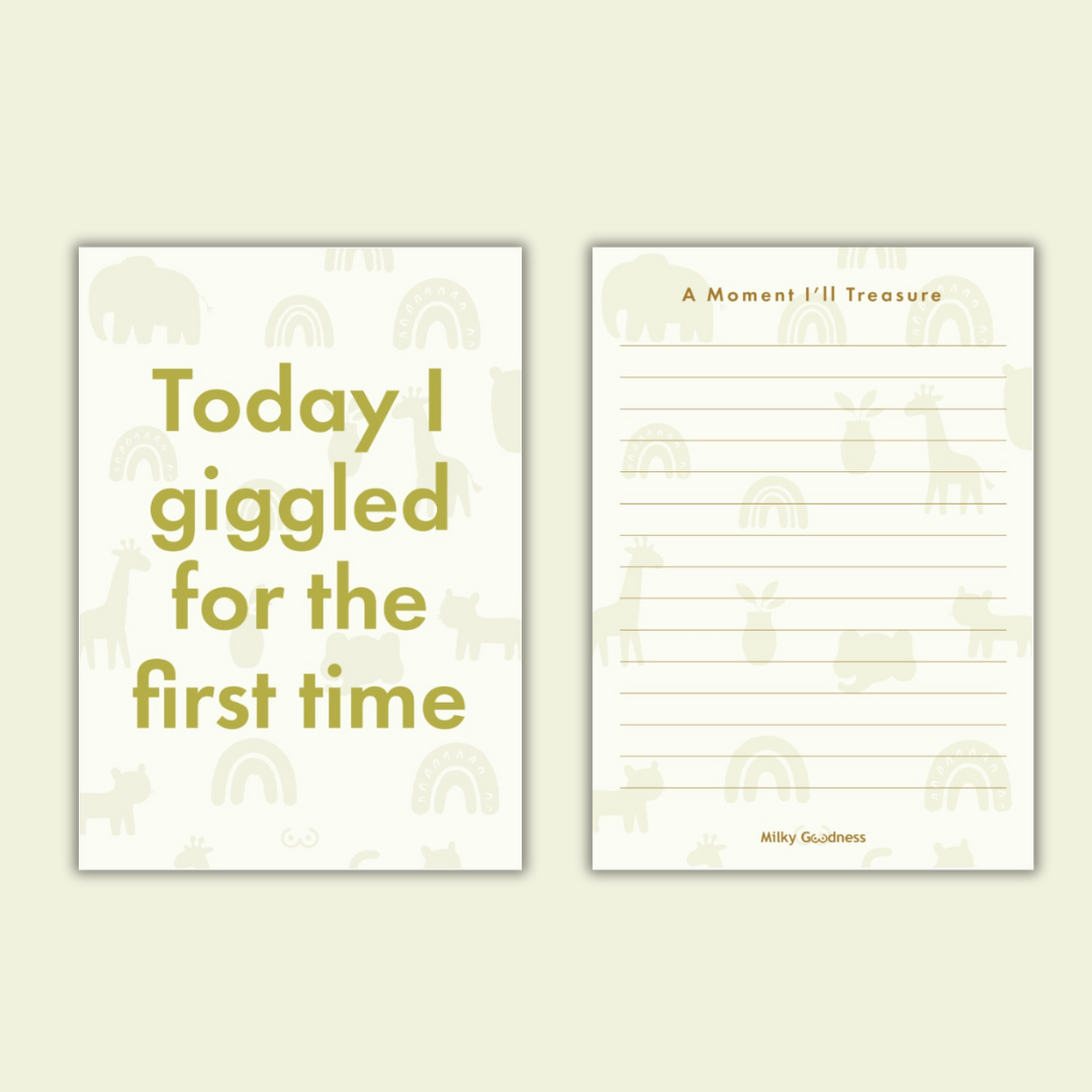 Boy Themed Milestone Cards