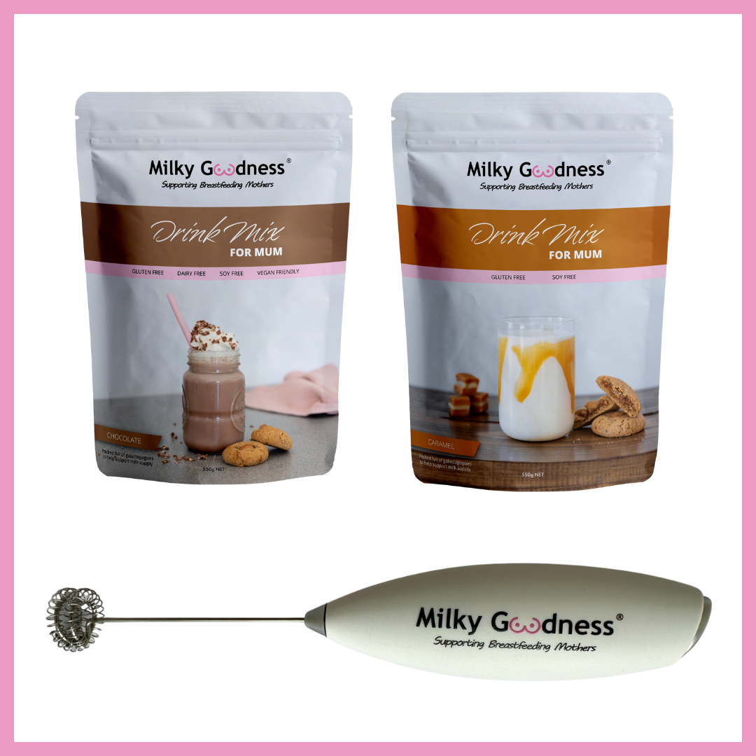 Lactation Drink Duo + FREE Whisk ($24 Value!)