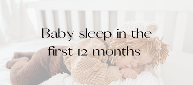 Baby sleep in the first 12 months