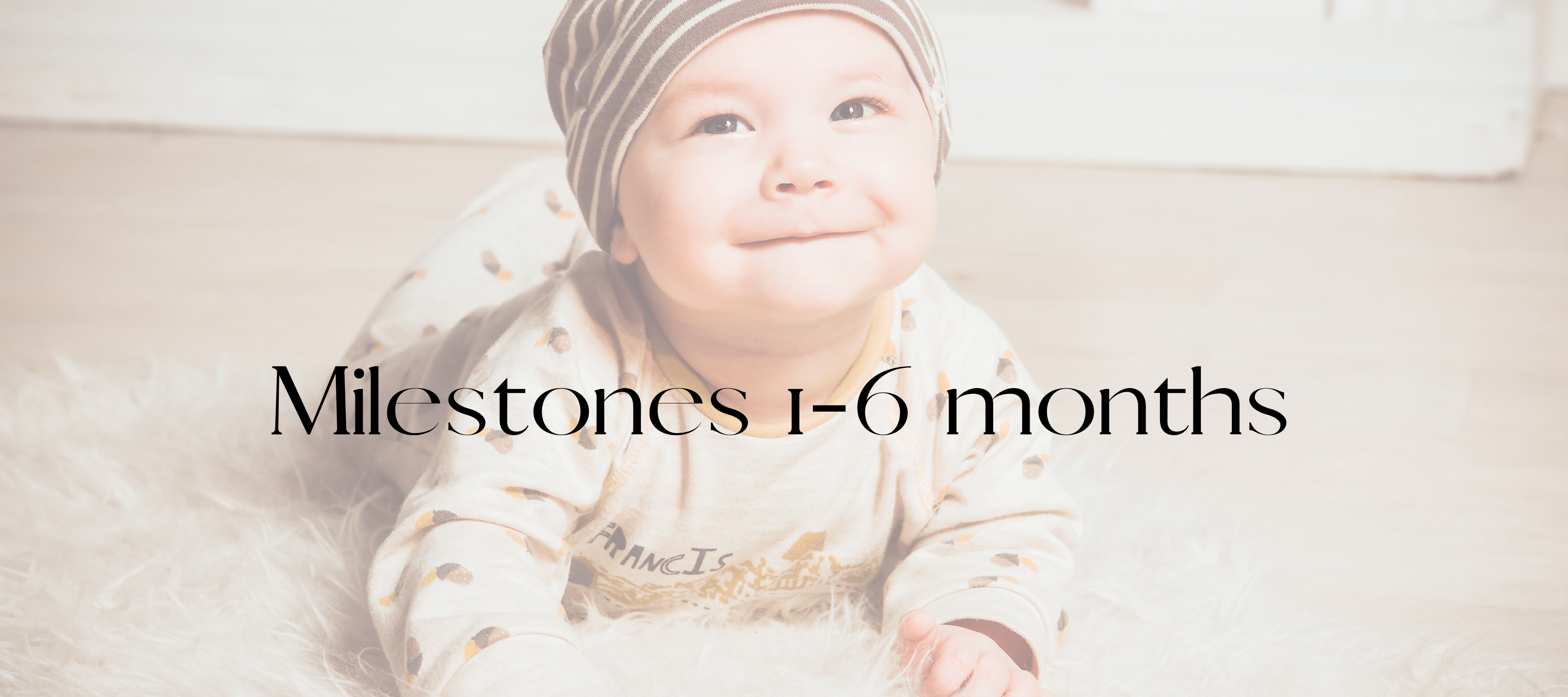 Milestones in the first 6 months