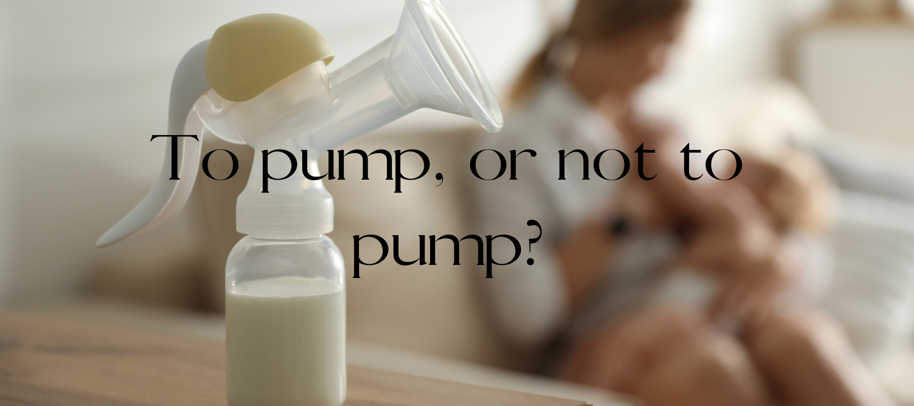 To pump, or not to pump?