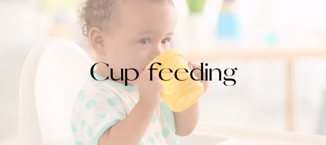 Cup feeding