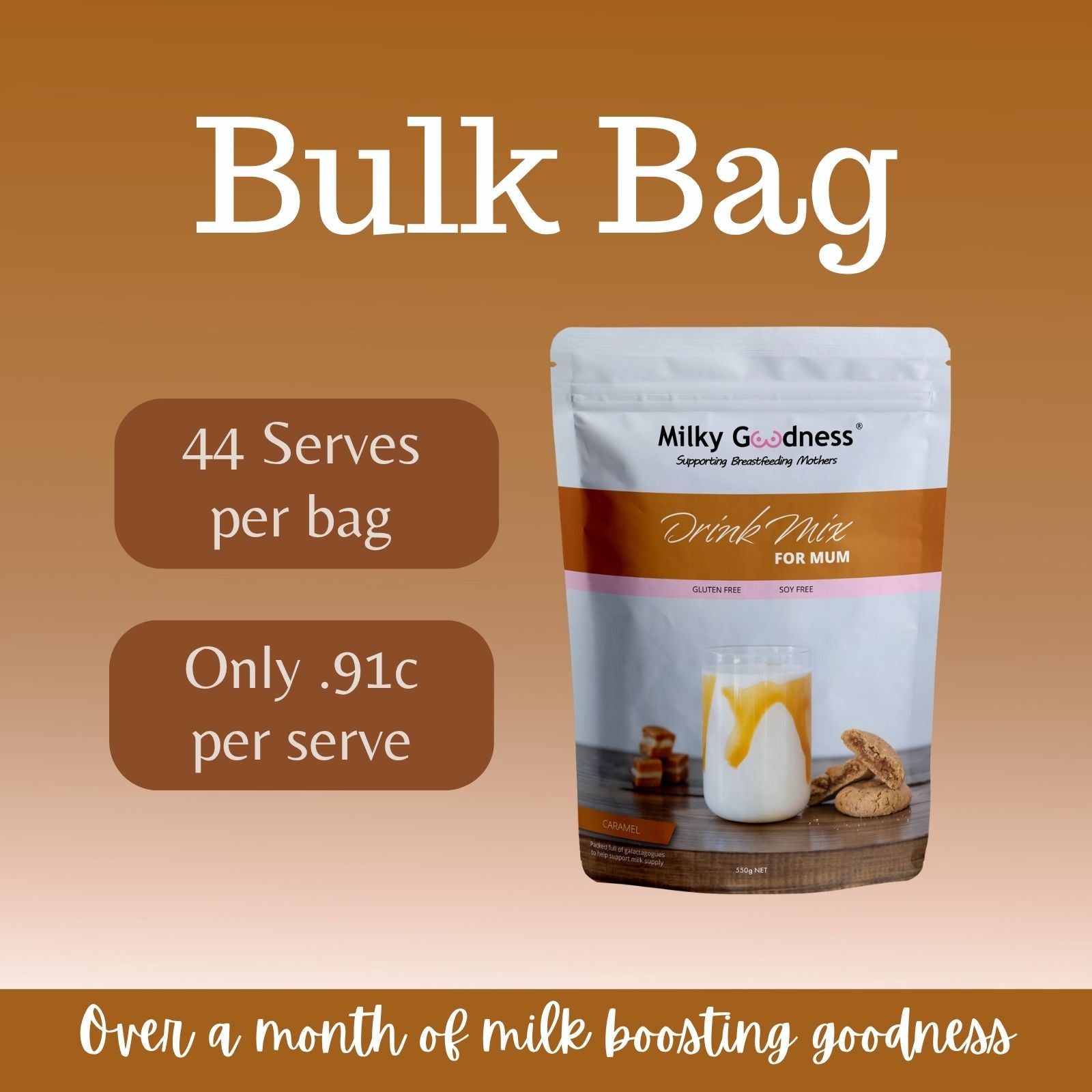 Lactation Caramel Drink Mix