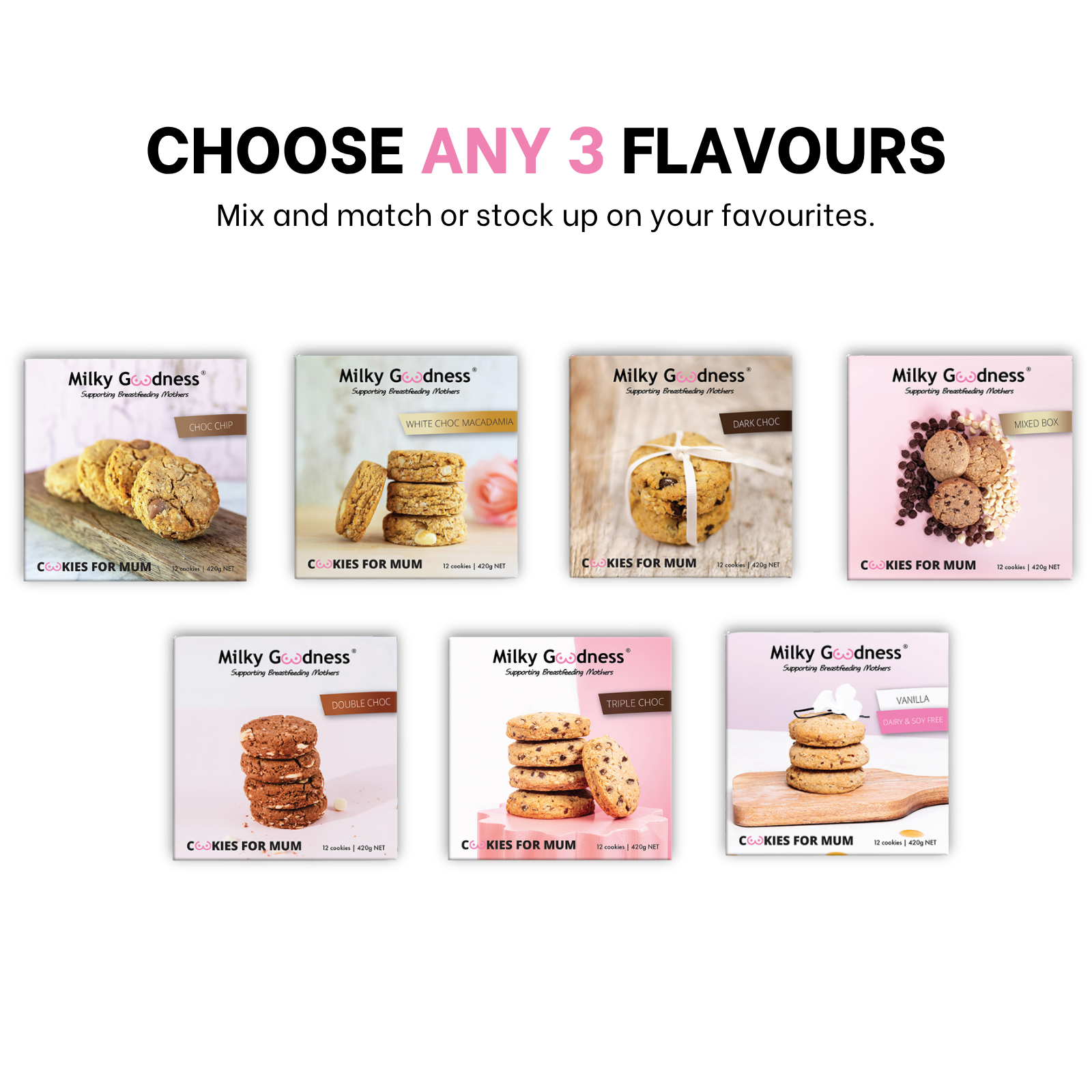 Lactation Cookies | 3 Box Bundle