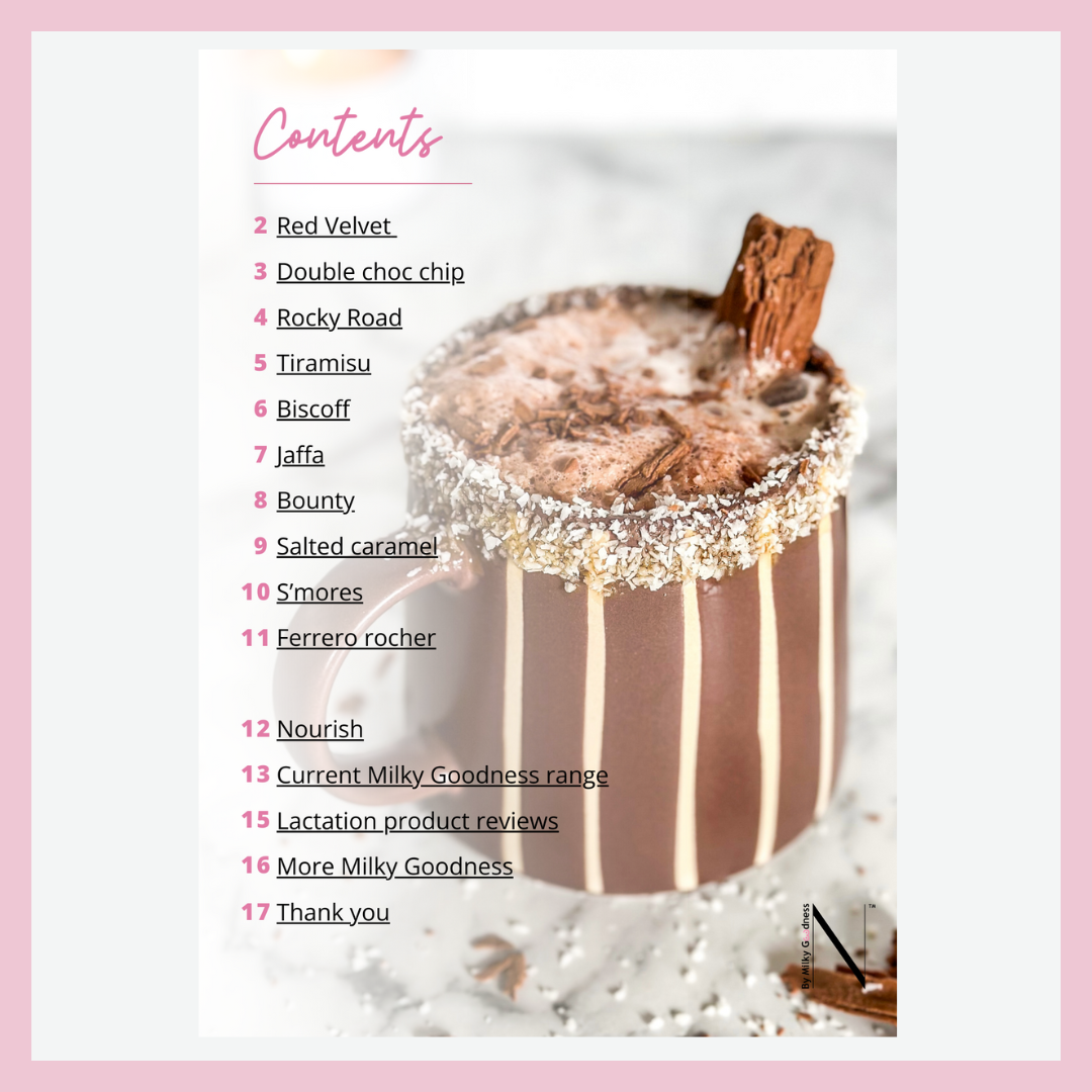 Lactation Chocolate Drink Recipe eBook