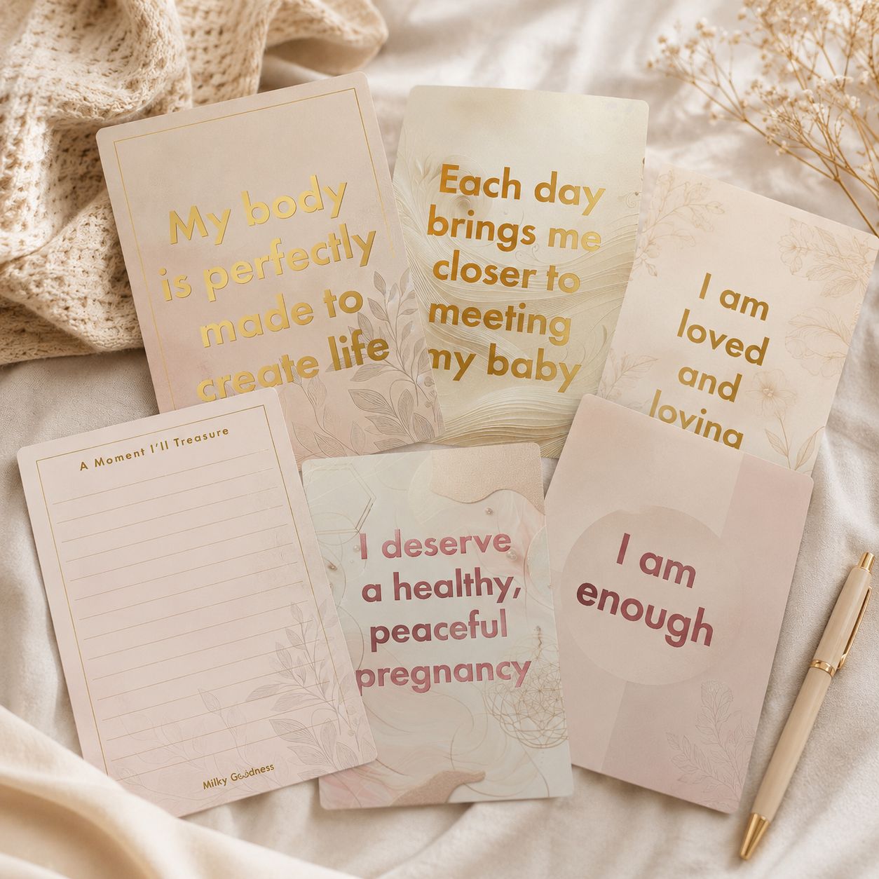 Pregnancy Affirmation Cards